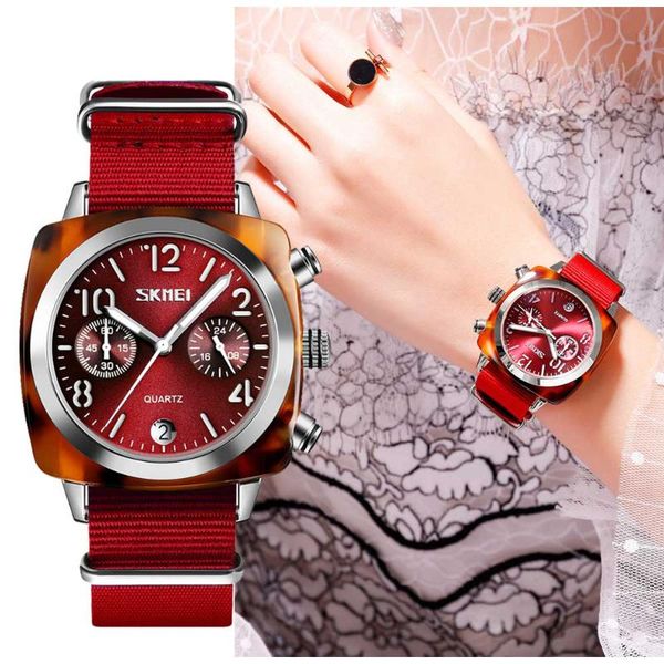 wristwatches skmei women's quartz wristwatch 24 hours nylon watchband minute timer date luminous fashion luxury ladies watch relogios, Slivery;brown
wristwatches skmei women's quartz wristwatch 24 hours nylon watchband minute timer date luminous fashion luxury ladies watch relogios, Slivery;brown