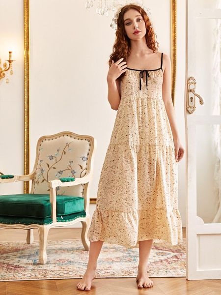 women's sleepwear 2021 summer women nightgowns long lovely nightwear home night dress print nightgown loose nightdress, Black;red
women's sleepwear 2021 summer women nightgowns long lovely nightwear home night dress print nightgown loose nightdress, Black;red