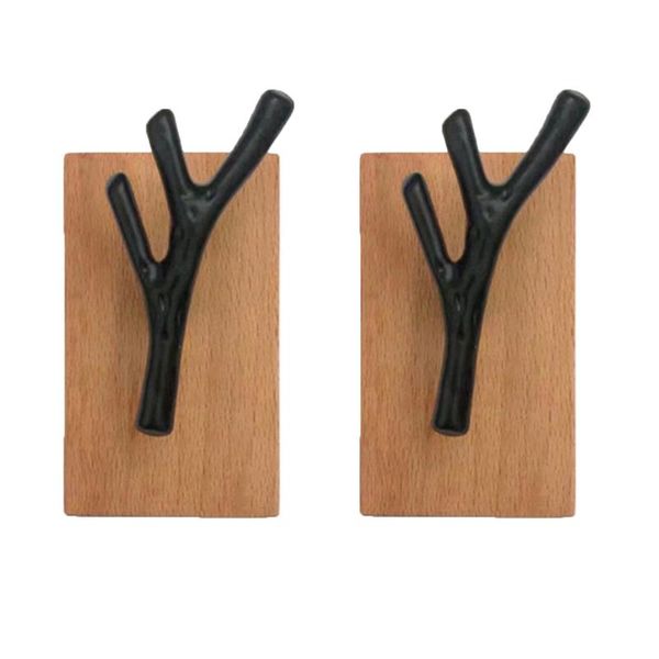 Hooks & Rails 2Pcs Natural Wood Clothes Hanger Wall Mounted Coat Hook Decorative Key Holder Hat Scarf Handbag Storage Bathroom Rack
Hooks & Rails 2Pcs Natural Wood Clothes Hanger Wall Mounted Coat Hook Decorative Key Holder Hat Scarf Handbag Storage Bathroom Rack