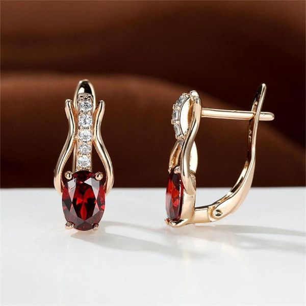 hoop & huggie oval pomegranate red crystal rose gold earrings wedding engagement temperament female ladies bridal jewelry, Golden;silver
hoop & huggie oval pomegranate red crystal rose gold earrings wedding engagement temperament female ladies bridal jewelry, Golden;silver