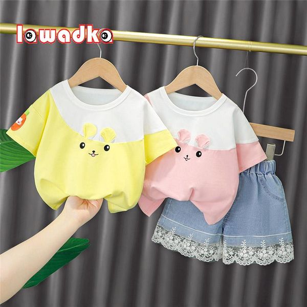 clothing sets lawadka summer baby girls clothes short sleeve t-shirt+jeans shorts 2pcs outfit suit cartoon children set 2021, White
clothing sets lawadka summer baby girls clothes short sleeve t-shirt+jeans shorts 2pcs outfit suit cartoon children set 2021, White