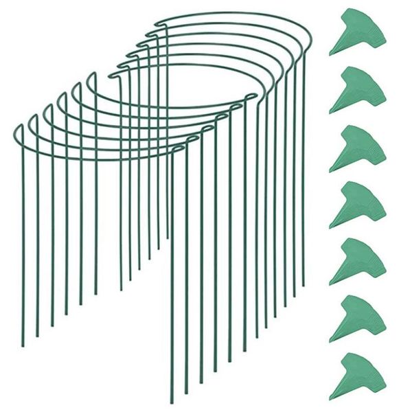 other garden supplies 12 packs 15.7 inches half round plant support ring with 15 pcs labels, metal border supports
other garden supplies 12 packs 15.7 inches half round plant support ring with 15 pcs labels, metal border supports