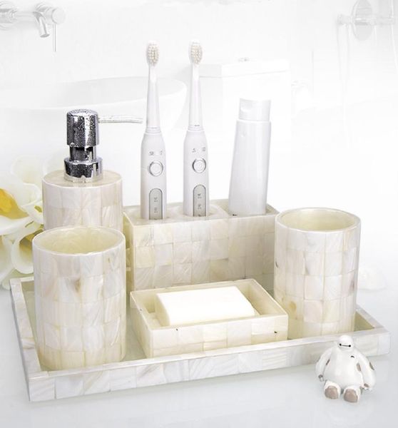 bath accessory set resin sanitary ware european shell suit liquid soap distributor toothbrush holder home decoration
bath accessory set resin sanitary ware european shell suit liquid soap distributor toothbrush holder home decoration