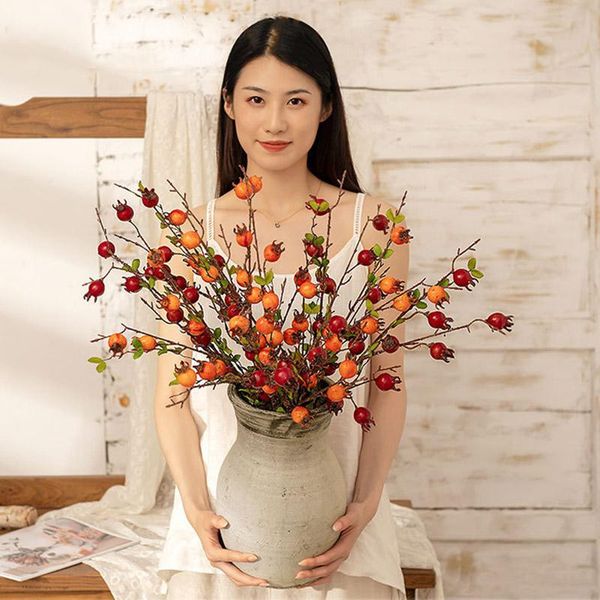 decorative flowers & wreaths 1pc hawthorn artificial flower branch for home floral arrangement material wedding party decoration
decorative flowers & wreaths 1pc hawthorn artificial flower branch for home floral arrangement material wedding party decoration