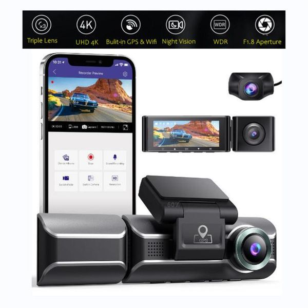 camcorders 4k dash cam front rear cabin tri wide angle lens car driving camera recorder wifi gps tracker ir night vision camcorder monitor
camcorders 4k dash cam front rear cabin tri wide angle lens car driving camera recorder wifi gps tracker ir night vision camcorder monitor