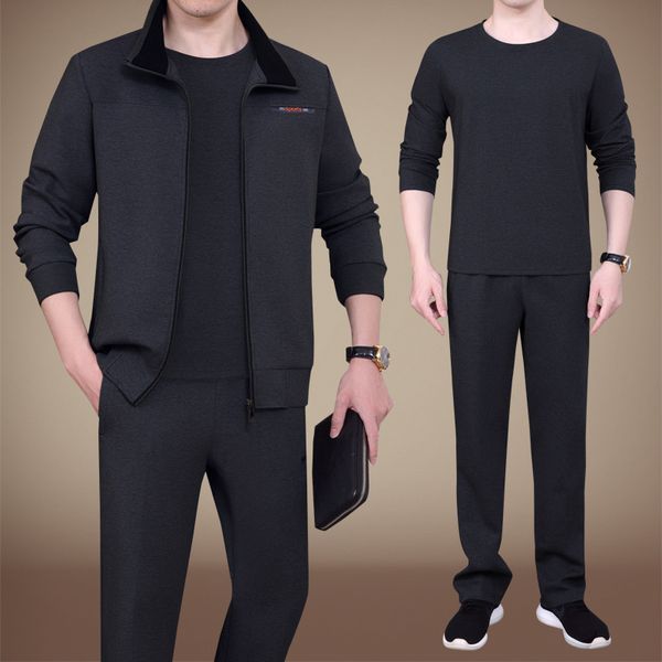 middle aged elderly sports spring and autumn dad's casual men's middle-aged three piece suit large cloth, Gray
middle aged elderly sports spring and autumn dad's casual men's middle-aged three piece suit large cloth, Gray