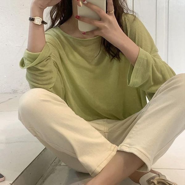 women's t-shirt o-neck summer clothes for women cotton full sleeve shirt loose style camisetas de mujer ropa, White
women's t-shirt o-neck summer clothes for women cotton full sleeve shirt loose style camisetas de mujer ropa, White
