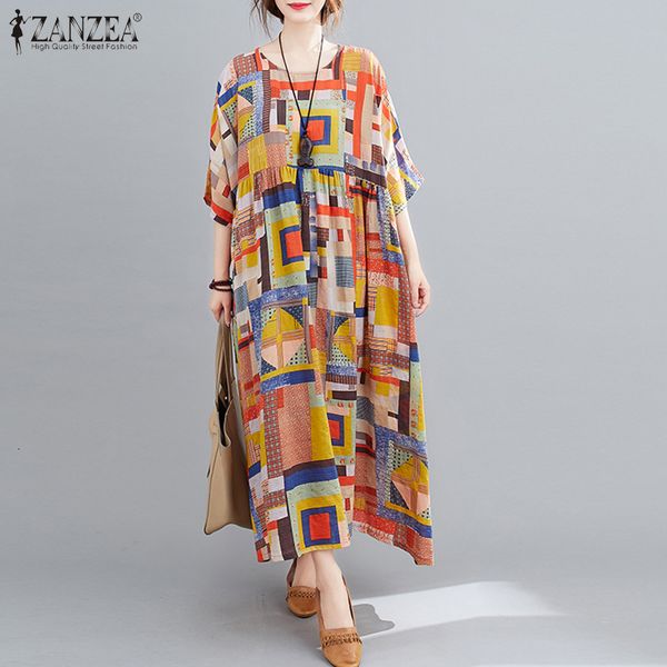 casual dresses kaftan vestidos zanzea 2021 short sleeve loose printed vintage dress summer women bohemian floral long sundress plu, Black;gray
casual dresses kaftan vestidos zanzea 2021 short sleeve loose printed vintage dress summer women bohemian floral long sundress plu, Black;gray