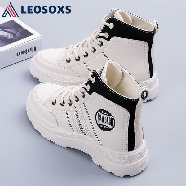 boots leosoxs winter women ankle leather 2021 autumn red tide all-match shoes thick bottom fashion girls l55, Black
boots leosoxs winter women ankle leather 2021 autumn red tide all-match shoes thick bottom fashion girls l55, Black