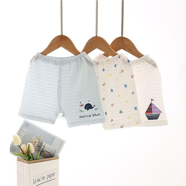 shorts combed cotton children's summer thin boys and girls baby cute printing refreshing 3pcs wt628, Black 
shorts combed cotton children's summer thin boys and girls baby cute printing refreshing 3pcs wt628, Black