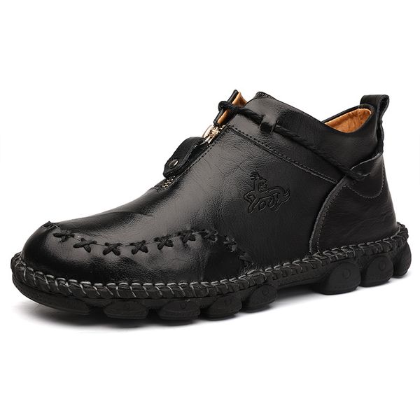 100% genuine leather mens martin boots black zip handmade retro male man brown ankle boots 2021 spring autumn big eu size 38-47 pw073
100% genuine leather mens martin boots black zip handmade retro male man brown ankle boots 2021 spring autumn big eu size 38-47 pw073
