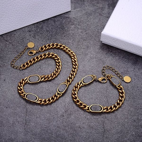 springautumn products bracelet necklace set fashion leisure necklace jewelry brass material gold plated necklaces supply, Silver
springautumn products bracelet necklace set fashion leisure necklace jewelry brass material gold plated necklaces supply, Silver