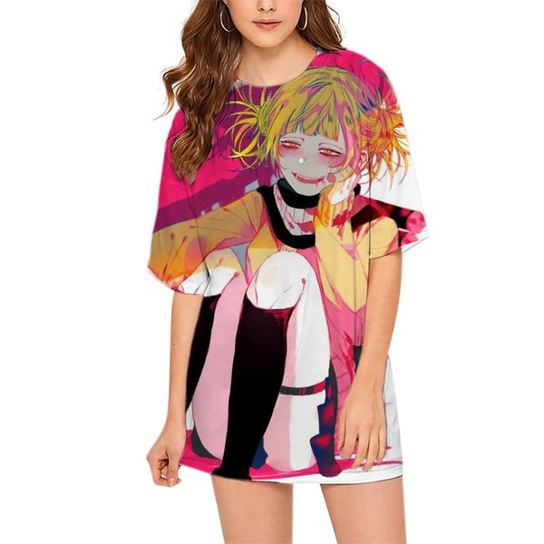 cloocl my hero academia himiko toga women tee printed lady clothes loose short sleeve street style teens leisure outfits, White
cloocl my hero academia himiko toga women tee printed lady clothes loose short sleeve street style teens leisure outfits, White