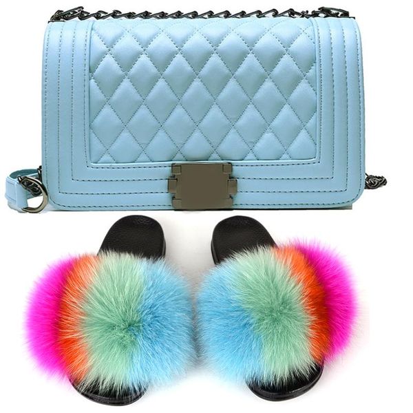 summer women fur slides and jelly purse set fluffy fuzzy slippers furry purses sandals luxury ladies shoes, Black
summer women fur slides and jelly purse set fluffy fuzzy slippers furry purses sandals luxury ladies shoes, Black