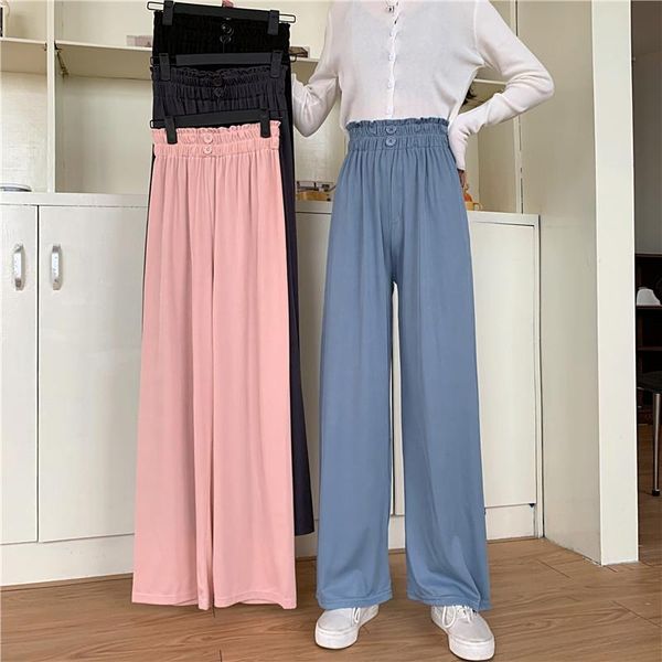 women's pants & capris cool comfort women gabby blue high waist pink slacks lady wide leg female oversized stretch girl long cute trous, Black;white
women's pants & capris cool comfort women gabby blue high waist pink slacks lady wide leg female oversized stretch girl long cute trous, Black;white