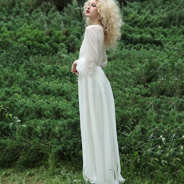 casual dresses nicegirl fairy lady dresse women chiffon long sleeve slim fit dress party maxi gown floor length, Black;gray
casual dresses nicegirl fairy lady dresse women chiffon long sleeve slim fit dress party maxi gown floor length, Black;gray