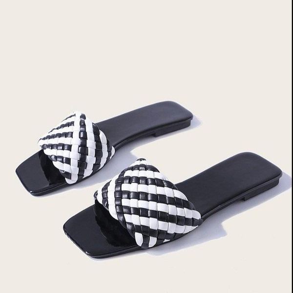 women slippers 2021 summer slides open toe flat casual shoes leisure slip-on sweet sandals female beach zapatillas mujer, Black
women slippers 2021 summer slides open toe flat casual shoes leisure slip-on sweet sandals female beach zapatillas mujer, Black
