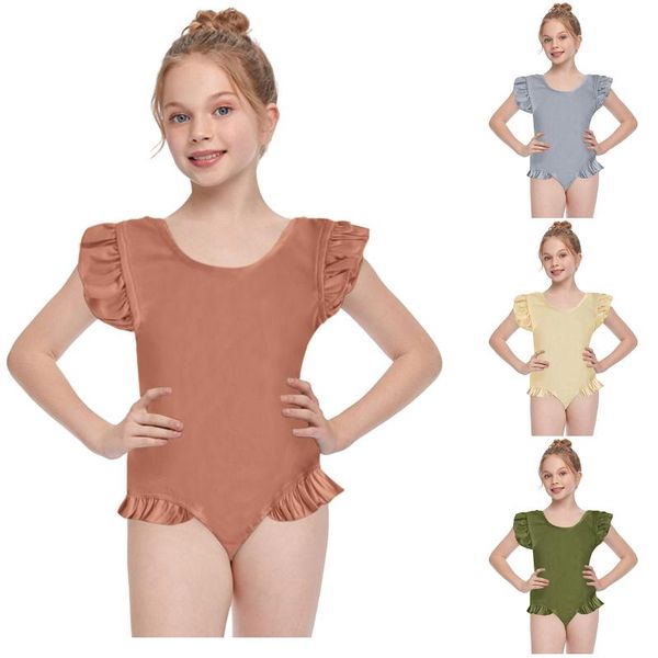 1-6 years girls swimsuit toddler kids baby girl bikini ruffled one-piece swimwear beachwear trajes de baño para niñas one-pieces, Black
1-6 years girls swimsuit toddler kids baby girl bikini ruffled one-piece swimwear beachwear trajes de baño para niñas one-pieces, Black
