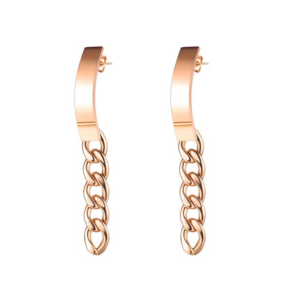 new style earstud creative personality chain wild match women earring accessories splicing dangle earing jewelry party titanium steel, Silver
new style earstud creative personality chain wild match women earring accessories splicing dangle earing jewelry party titanium steel, Silver