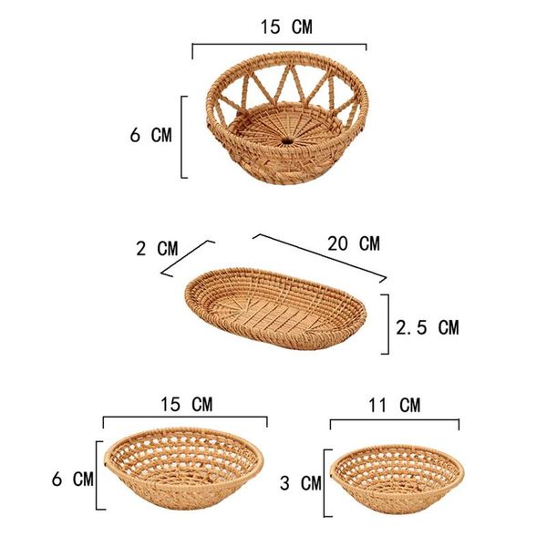 storage baskets rattan woven tray convenience store handmade round basket food craft for fruit ki
storage baskets rattan woven tray convenience store handmade round basket food craft for fruit ki