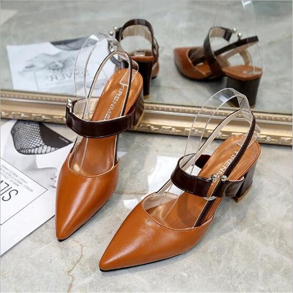 spring/autumn high heels hollow coarse sandals high-heeled shallow mouth pointed toe women shoes female party a21 dress, Black
spring/autumn high heels hollow coarse sandals high-heeled shallow mouth pointed toe women shoes female party a21 dress, Black