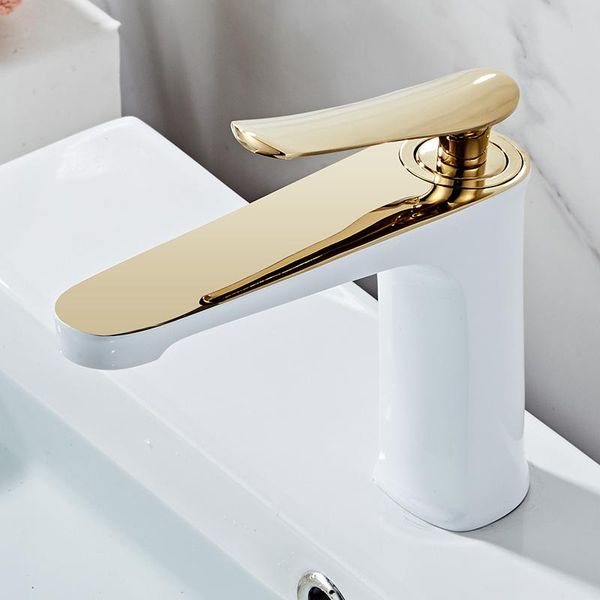 brass basin faucets bathroom sink tap white black gold bathtub mixer surface mounted wash and cold water faucet
brass basin faucets bathroom sink tap white black gold bathtub mixer surface mounted wash and cold water faucet