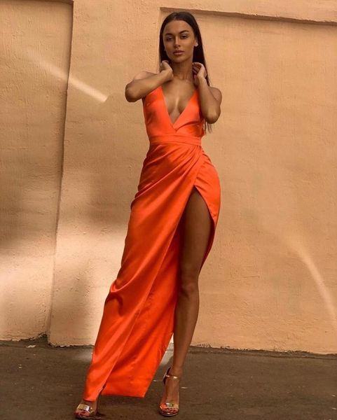 keycouture deep v neck high split women dresses bodycon backless orange female ft20211 casual, Black;gray
keycouture deep v neck high split women dresses bodycon backless orange female ft20211 casual, Black;gray