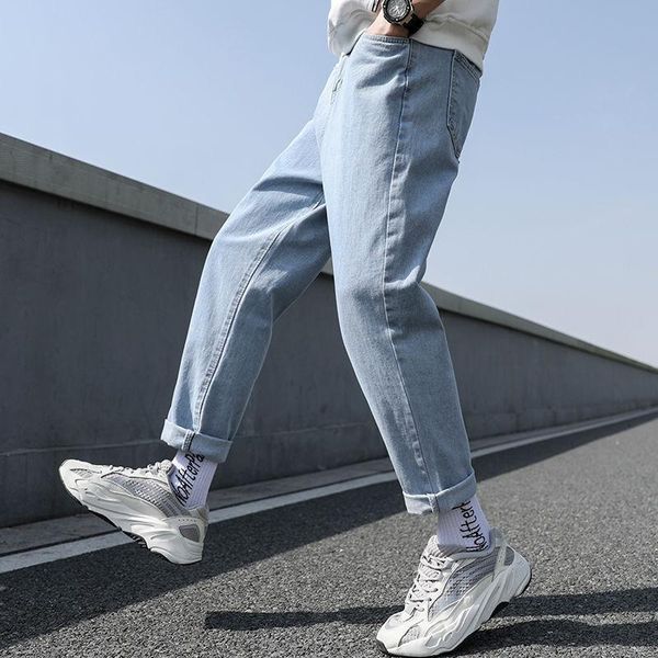 men's pants simple casual loose students high denim male design cozy daily quality jeans men all-match straight trousers mal, Black
men's pants simple casual loose students high denim male design cozy daily quality jeans men all-match straight trousers mal, Black