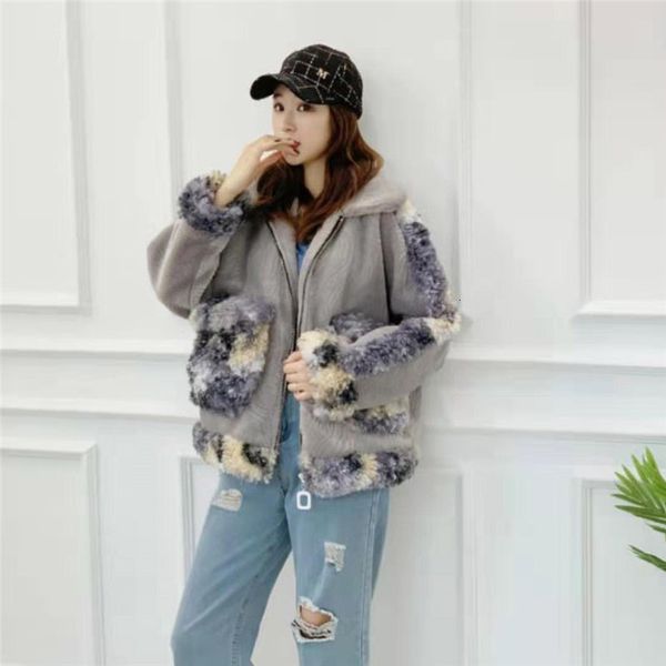 tracksuits autumn and winter patchwork mode jacket of korean women loose wild bat screenplay sheep coat wool f1785 fifc, Gray
tracksuits autumn and winter patchwork mode jacket of korean women loose wild bat screenplay sheep coat wool f1785 fifc, Gray
