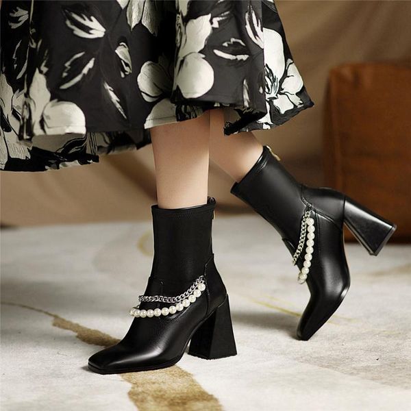 boots karin dropship female modern platform ankle string bead 2021 winter elegant woman shoes, Black
boots karin dropship female modern platform ankle string bead 2021 winter elegant woman shoes, Black