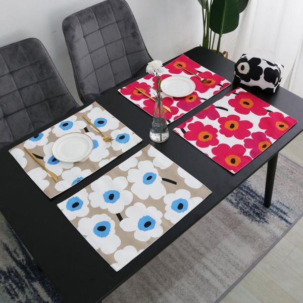 table cloth nordic style ins double-layer thickened western food pad unikko poppy small fresh waterproof heat insulation plate
table cloth nordic style ins double-layer thickened western food pad unikko poppy small fresh waterproof heat insulation plate