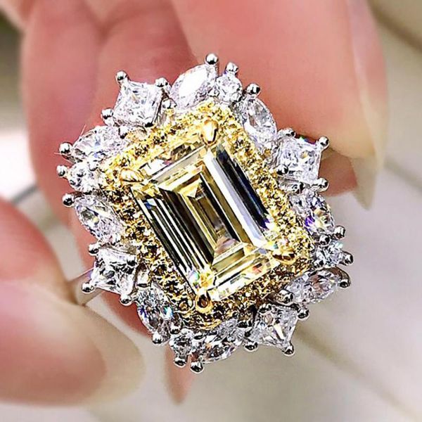 cluster rings sunlight 925 sterling silver full high carbon diamond z gemstone wedding engagement for women retro fine jewelry gift, Golden;silver
cluster rings sunlight 925 sterling silver full high carbon diamond z gemstone wedding engagement for women retro fine jewelry gift, Golden;silver