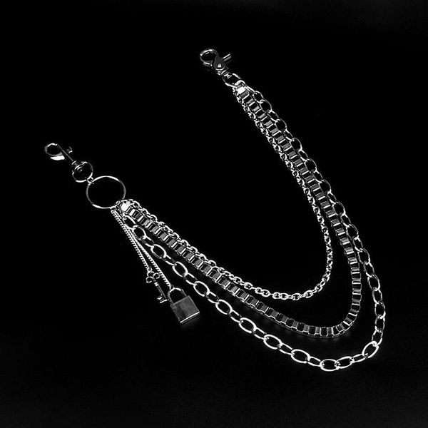 belts women's belt goth punk metal waist chain on jeans hip hop men's strap lock key pendant wild for women pants chains, Black;brown
belts women's belt goth punk metal waist chain on jeans hip hop men's strap lock key pendant wild for women pants chains, Black;brown