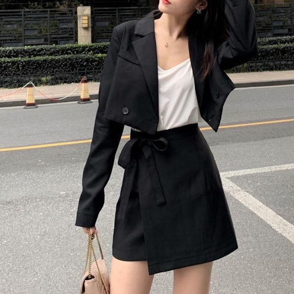 women's suits & blazers jackets long sleeve 2021 vintage spring jk suits with outerwear button buttons suit women's, White;black
women's suits & blazers jackets long sleeve 2021 vintage spring jk suits with outerwear button buttons suit women's, White;black