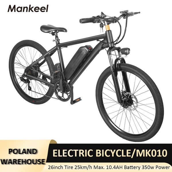 mankeel scooter mk010 electric bicycle 26inch tire 350w 25km/h max speed 10.4ah battery 40km mileage sport mountain bikes ce/rohs/ul/fcc
mankeel scooter mk010 electric bicycle 26inch tire 350w 25km/h max speed 10.4ah battery 40km mileage sport mountain bikes ce/rohs/ul/fcc