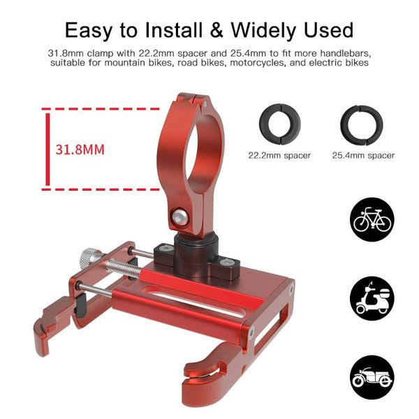 car & truck racks adjustable anti slip cycling handlebar phone mount holder aluminum bike rotating stand bicycle accessories
car & truck racks adjustable anti slip cycling handlebar phone mount holder aluminum bike rotating stand bicycle accessories