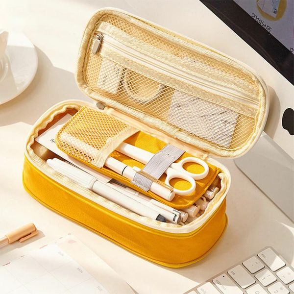 storage bags large capacity pencil case splicing color canvas pencilcase school office zipper pen bag pouch stationery supplies student gift
storage bags large capacity pencil case splicing color canvas pencilcase school office zipper pen bag pouch stationery supplies student gift
