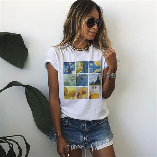 camisetas mujer plus size and mens t shirt women van gogh art oil painting lattice print casual harajuku fashion female, White;black
camisetas mujer plus size and mens t shirt women van gogh art oil painting lattice print casual harajuku fashion female, White;black