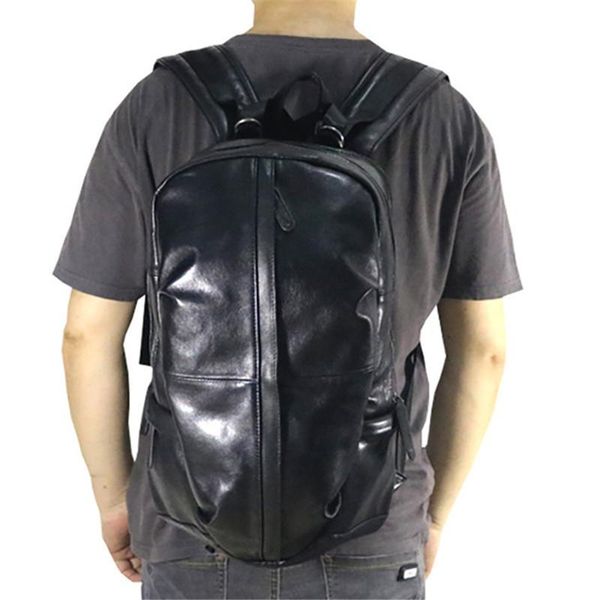 backpack retro desig natural real leather men sports and leisure -selling school bag shell-shaped large-capacity travel
backpack retro desig natural real leather men sports and leisure -selling school bag shell-shaped large-capacity travel