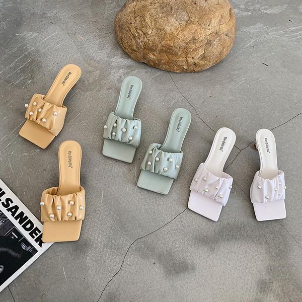 slippers 2021 arrivals summer women open toe sandals slides slip on thin low heels elegant pearl beach shoes flip flops yellow, Black
slippers 2021 arrivals summer women open toe sandals slides slip on thin low heels elegant pearl beach shoes flip flops yellow, Black