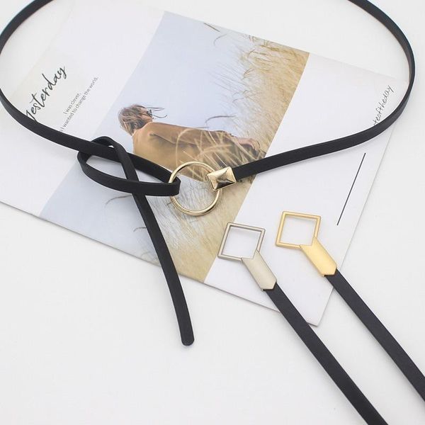belts design women thin belt faux leather tie waistband retro round button leisure waist rope 120x0.9cm for, Black;brown
belts design women thin belt faux leather tie waistband retro round button leisure waist rope 120x0.9cm for, Black;brown