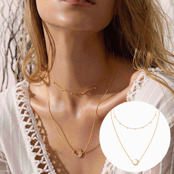 pendant necklaces stainless steel necklace for women double layer vintage bohemian chain couple jewelry long, Silver
pendant necklaces stainless steel necklace for women double layer vintage bohemian chain couple jewelry long, Silver