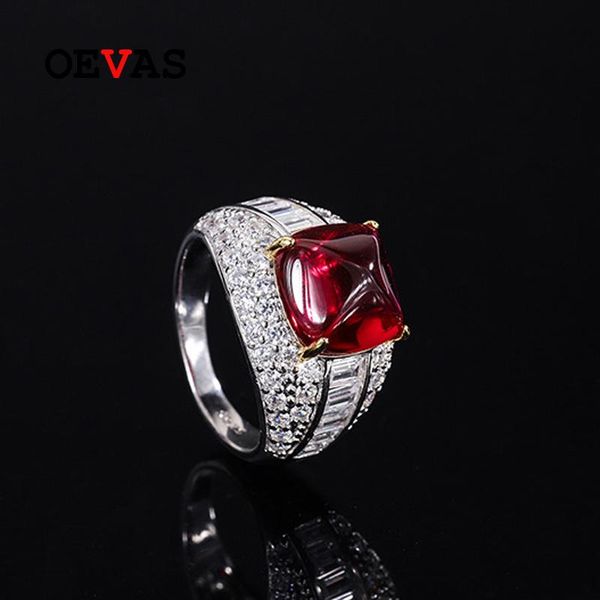 cluster rings oevas 100% 925 sterling silver 10*10mm tower ruby full high carbon diamond for women sparkling wedding party finr jewerly, Golden;silver
cluster rings oevas 100% 925 sterling silver 10*10mm tower ruby full high carbon diamond for women sparkling wedding party finr jewerly, Golden;silver