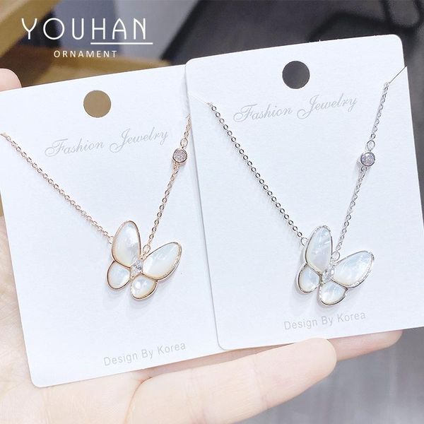 chains fashion fritillary butterfly necklace female net same style micro-inlaid zircon clavicle chain, Silver
chains fashion fritillary butterfly necklace female net same style micro-inlaid zircon clavicle chain, Silver