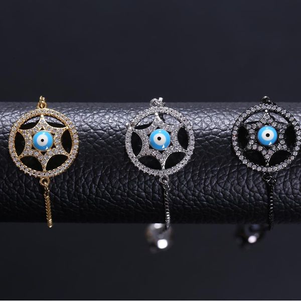 link, chain nj sun flower design zirconia female bracelet charming adjustable women gold silver jewelry gift, Black
link, chain nj sun flower design zirconia female bracelet charming adjustable women gold silver jewelry gift, Black