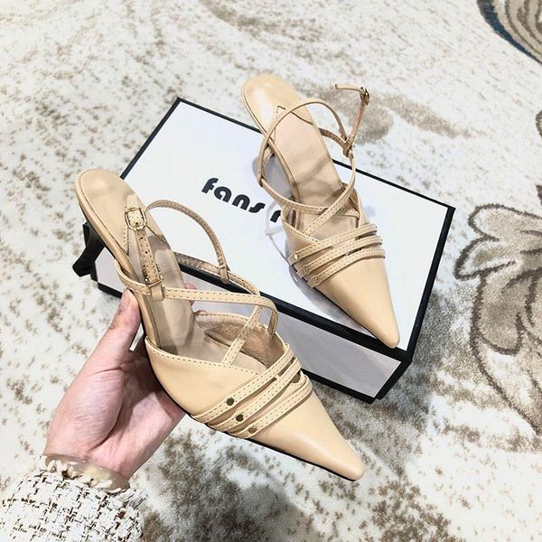 fashion women's pointed toe sandals high heels slingback shoes buckle summer lady yellow color b50, Black
fashion women's pointed toe sandals high heels slingback shoes buckle summer lady yellow color b50, Black