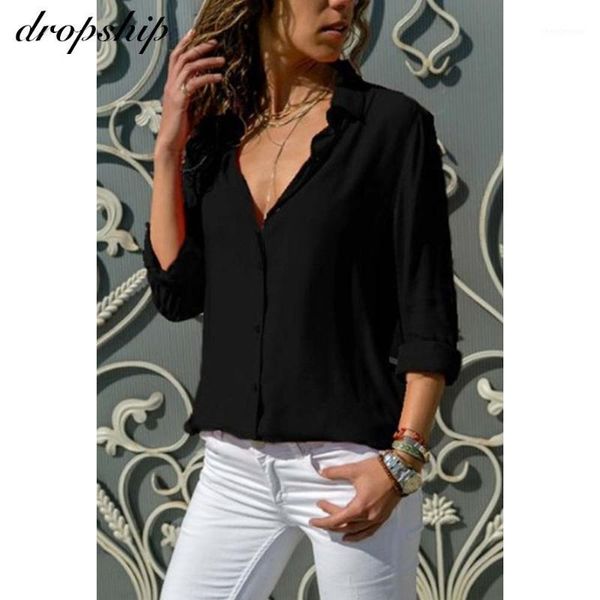 women's casual loose autumn shirt blouse basic v neck 2021 long sleeve buttons white female clothing plus size blouses & shirts
women's casual loose autumn shirt blouse basic v neck 2021 long sleeve buttons white female clothing plus size blouses & shirts