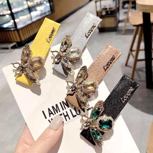barrettes women's big bee super shiny crystal calf hide substance pu headband elegant bang side edge clip style korean-style1
barrettes women's big bee super shiny crystal calf hide substance pu headband elegant bang side edge clip style korean-style1