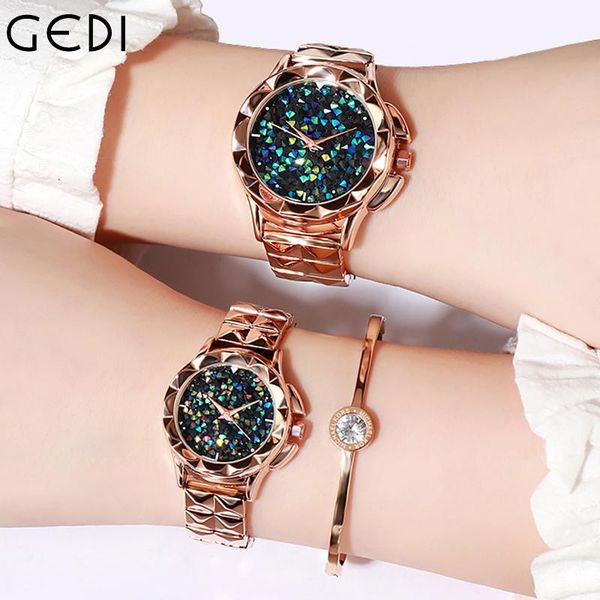wristwatches trendy nordic style gedi brand women quartz bracelet watch stainless steel creative colorful dial elegant lady waterproof, Slivery;brown
wristwatches trendy nordic style gedi brand women quartz bracelet watch stainless steel creative colorful dial elegant lady waterproof, Slivery;brown
