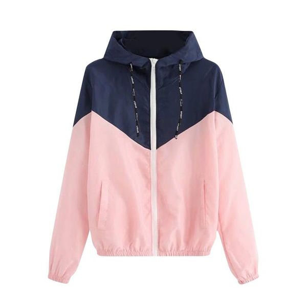 women's jackets womail 2021 autumn windbreaker jacket long sleeve patchwork thin skin suits hooded zipper stitching outwear coat aug21, Black;brown
women's jackets womail 2021 autumn windbreaker jacket long sleeve patchwork thin skin suits hooded zipper stitching outwear coat aug21, Black;brown